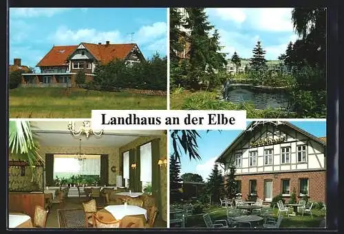 AK Bleckede /Elbe, Hotel-Pension Landhaus an der Elbe, Elbstrasse 5