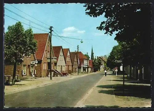 AK Rehburg, Mühlentorstrasse mit Geschäft
