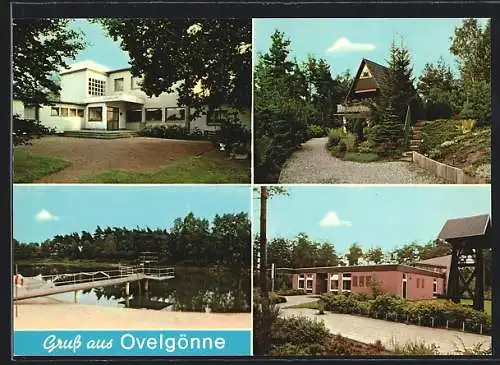 AK Ovelgönne / Hambühren, Ortsansichten, Schwimmbad