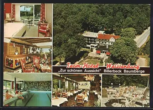 AK Billerbeck / Baumberge, Team-Hotel Weissenburg Zur Schönen Aussicht