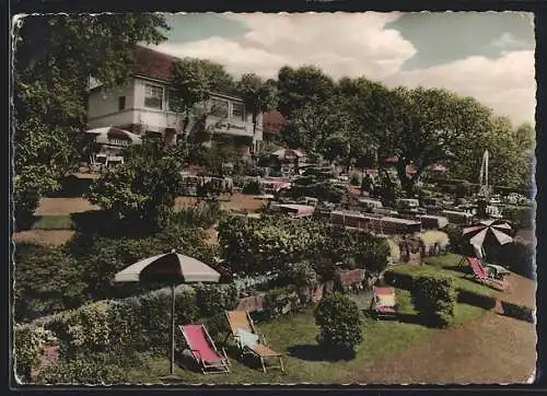 AK Osterwald / Salzhemmendorf, Berggasthaus Zum Fichtenwirt, Bes. Hermann Brand, Aussenansicht