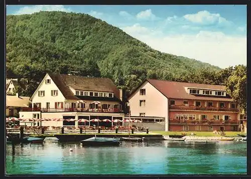 AK Bodman-Ludwigshafen am Bodensee, Conditorei-Café Hasler mit Ferienhaus-Garni, Bes. Hulda Hasler, Kaiserpfalzstr. 65