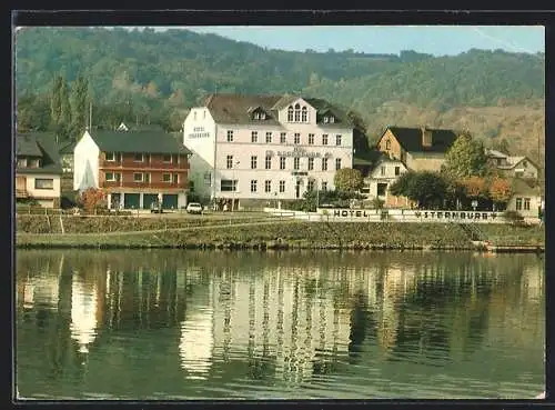 AK Löf /Mosel, Hotel-Restaurant Sternburg, Bes. Sepp Pandorf, Aussenansicht