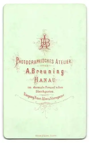 Fotografie A. Breuning, Hanau, Nuss-Allee, Zwei Kinder in festlicher Kleidung