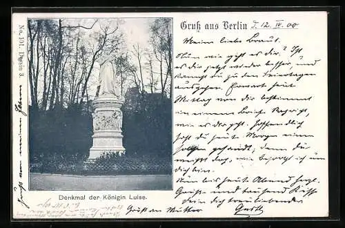 AK Denkmal der Königin Luise von Preussen