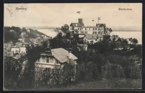 AK Hamburg-Blankenese, Süllberg vom Bismarckstein