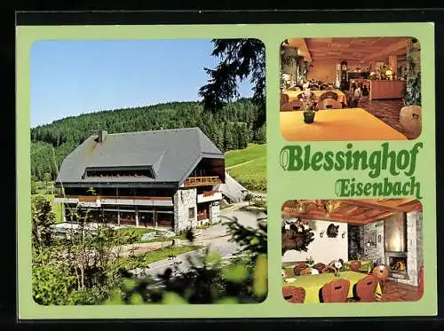 AK Eisenbach-Schollach / Schwarzwald, Gasthof Biessinghof, Bes. Fam. Winterhalder