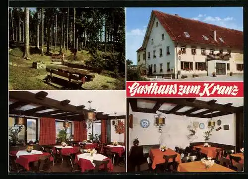 AK Überauchen /Villingen, Gasthaus zum Kranz F. Effinger, Waldpartie