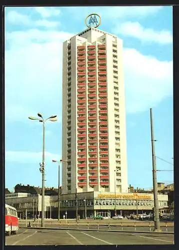 AK Leipzig, Restaurant Stadt Dresden & Wohnhochhaus Wintergartenstrasse