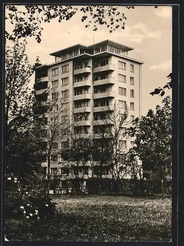 AK Karl-Marx-Stadt, Hochhaus am Schlossteich