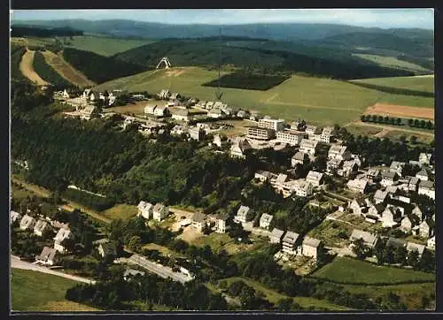 AK Winterberg /Hochsauerland, Ortsansicht, Fliegeraufnahme