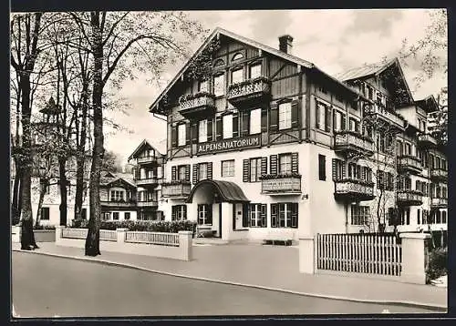 AK Bad Tölz /Obb., Das Alpensanatorium Haus Kaiserhof, Herderstrasse 6