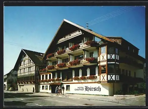 AK Lossburg /Schwarzwald, Hotel-Gasthof Hirsch Familie Rehfuss