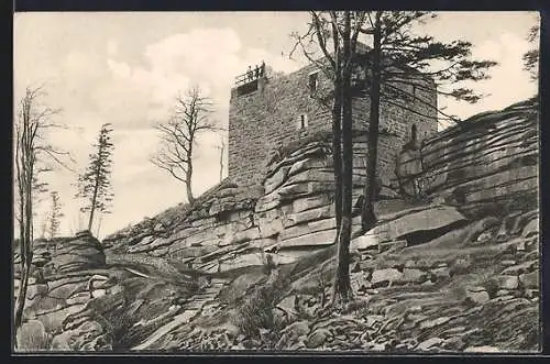 AK Kirchenlamitz /Fichtelgebirge, Ruine Epprechtstein