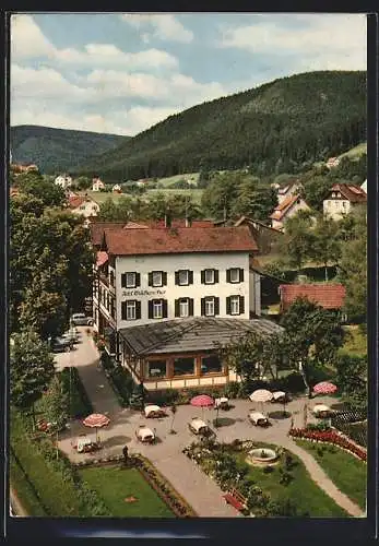 AK Enzklösterle, Hotel Waldhorn-Post