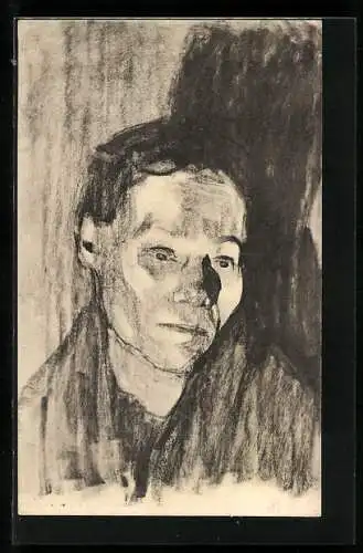 Künstler-AK Käthe Kollwitz: Arbeiterfrau