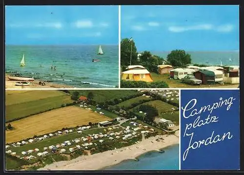 AK Kleinwaabs /Ostsee, Campingplatz Jordan, Strand