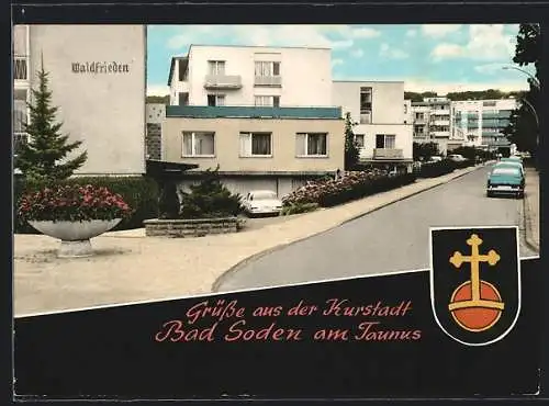 AK Bad Soden am Taunus, Moderne Sanatorien am Eichwald, Rossert-Strasse