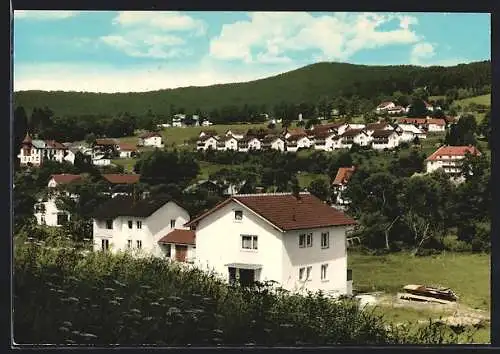 AK Bayerisch Eisenstein, Ortsansicht vom Hügel aus