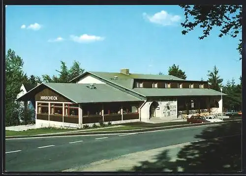 AK Fleckl im Fichtelgebirge, Hotel-Restaurant Hirscheck v. Carola Börner