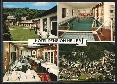 AK Lennestadt-Bilstein /Sauerland, Hotel-Pension Heller