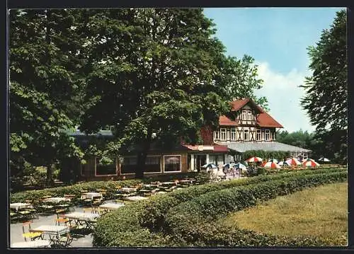 AK Schöppenstedt, Blick auf die Waldgaststätte Tetzelstein