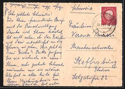 AK Vilsbiburg /Ndb., Partie am Uhrturm