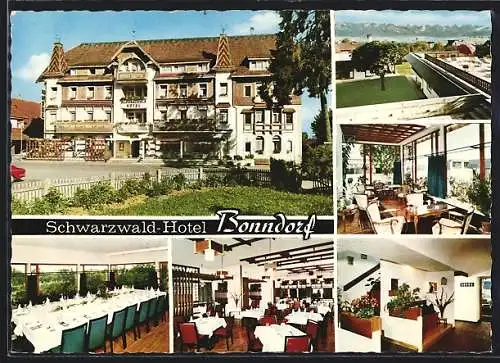 AK Bonndorf / Schwarzwald, Schwarzwald-Hotel von Fam. Möhringer