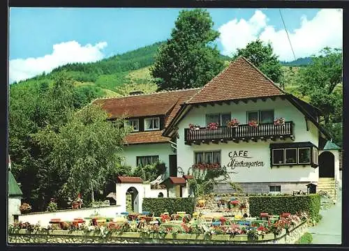 AK Altsimonswald im süd. Schwarzwald, Café-Pension Märchengarten von Franz Tritschler