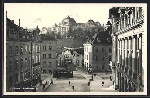 AK Bern, Universität, Strassenbahn