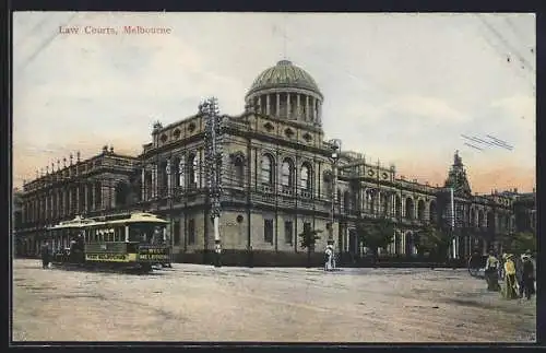 AK Melbourne, Tramway at the Law Courts