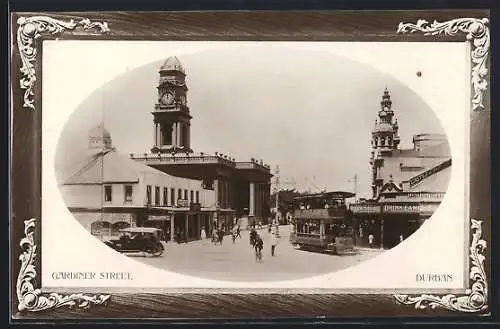 AK Durban, Gardiner Street, Strassenbahn