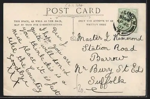 AK Ealing, The Mall & Ealing Common, Strassenbahn