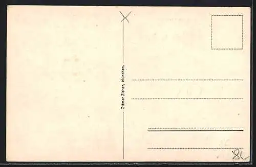 AK München, Ismaningerstrasse mit Krankenhaus r. d. l. und Strassenbahn