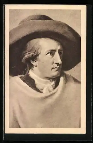 AK Goethe, gemalt 1786 von J. H. W. Tischbein