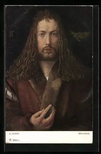 AK Albert Dürer, Selbstbildnis