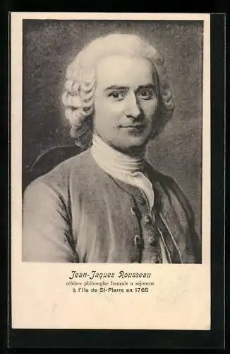 AK Jean-Jaques Rousseau, célébre philosophe francais a séjourné