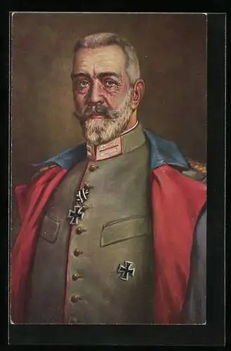 AK Portrait Reichskanzler von Bethmann Hollweg in Uniform