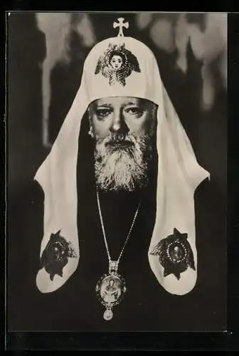 AK Christlicher Patriarch Alexius mit Halskette