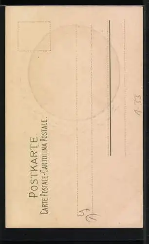 AK Portrait des Musiker's Gluck