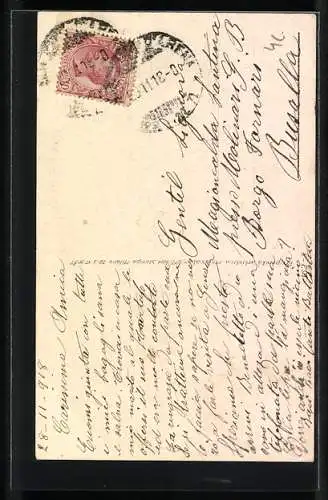 Künstler-AK Tito Corbella: Innige Umarmung