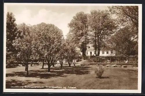 AK Skodsborg, Badesanatorium, Strandparken og Palaeet