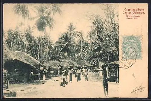 AK Colombo, Street Scene, Grand Pass