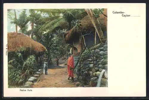 AK Colombo-Ceylon, Native Huts