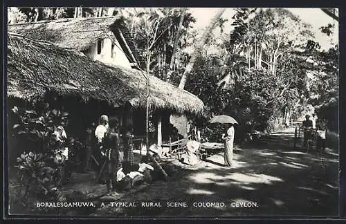 AK Boralesgamuwa, Colombo, A typical rural scene