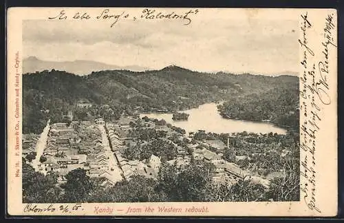 AK Kandy, View from the Western redoubt