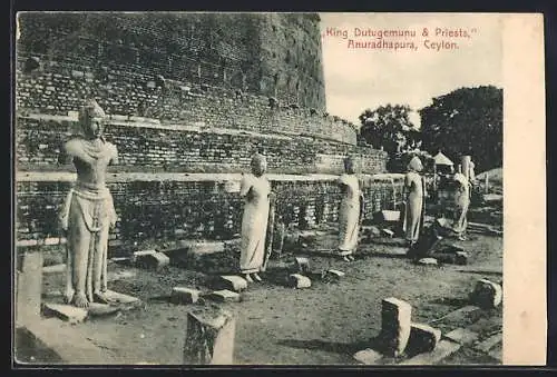 AK Anuradhapura, King Dutugemunu & Priests