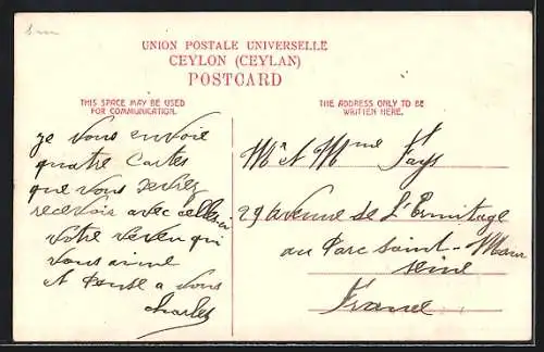 AK Colombo, York Street with carriage and people