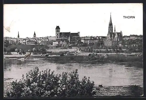 AK Thorn, Blick auf die Stadt übers Wasser