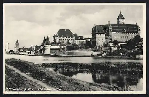 AK Marienburg /Wpr., Blick auf die Marienburg